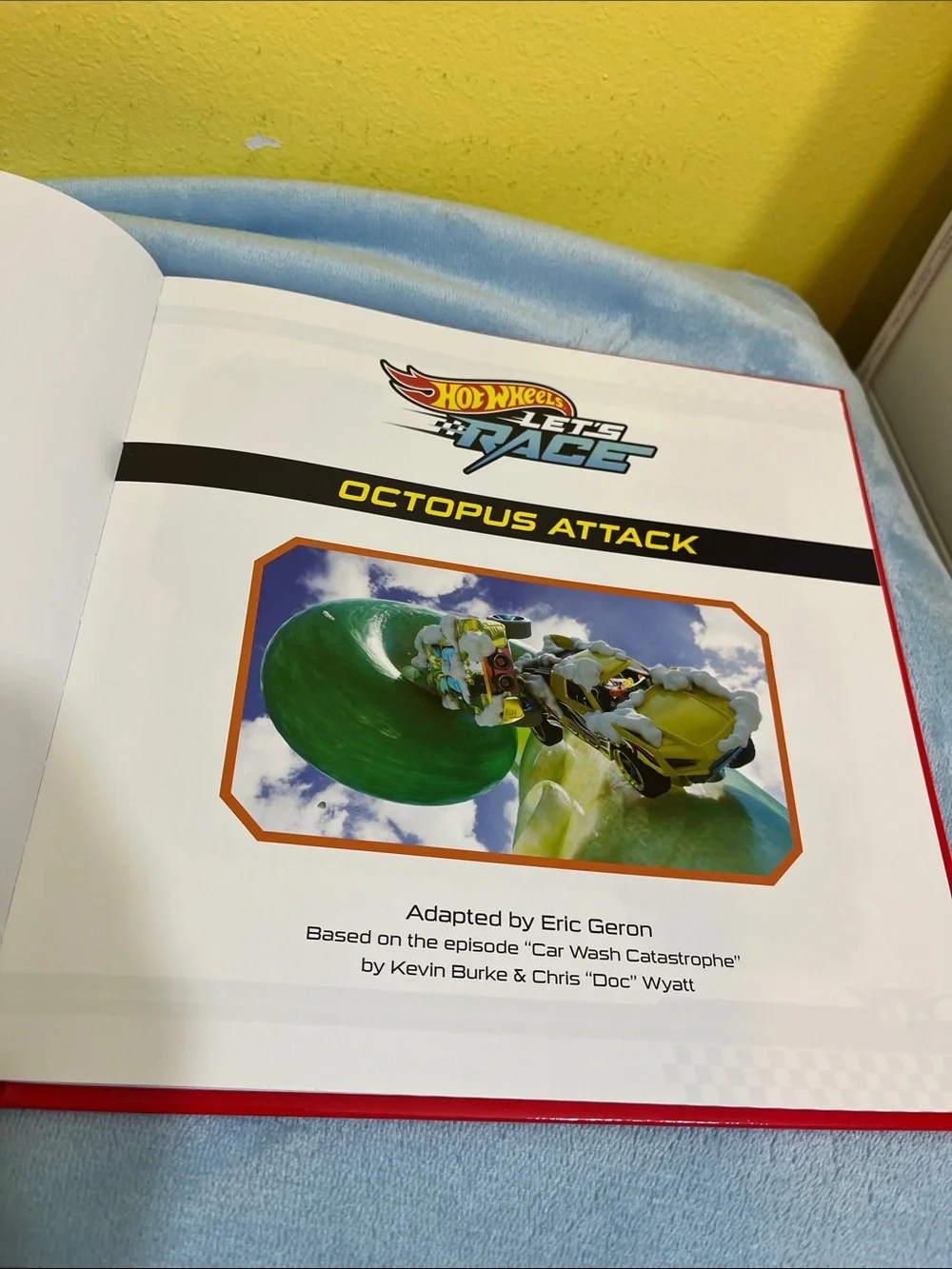 Hot Wheels Octopus Attack Hardcover Book NEW